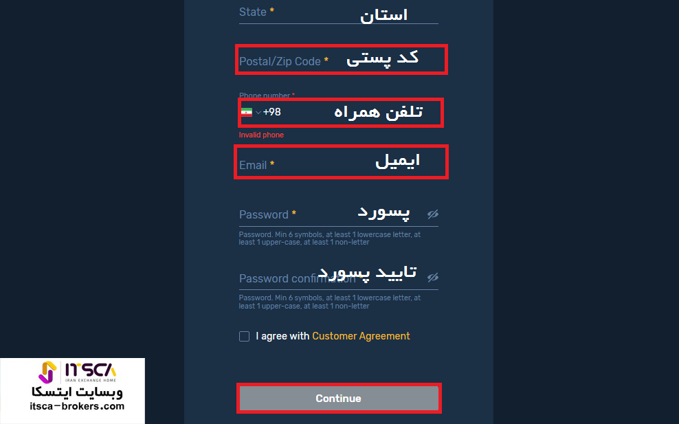 ثبت نام در بروکر یونیکورن