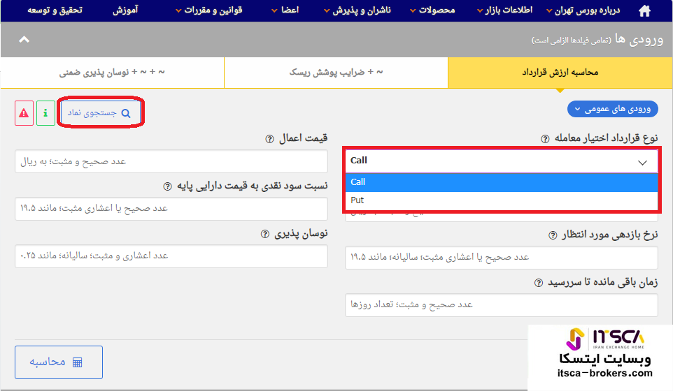 اختیار خرید و فروش سهام