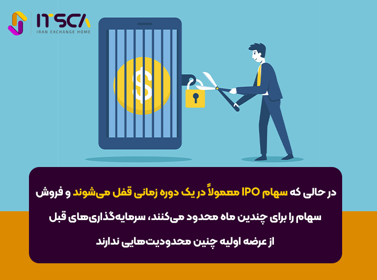 عدم وجود دوره‌های قفل شدن در pre ipo