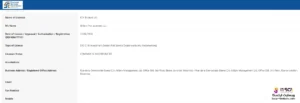 مجوز FSC موریس بروکر ICM Brokers