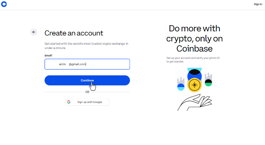 صرافی کوین بیس (Coinbase) - آموزش و نحوه ثبت نام - کوین بیس