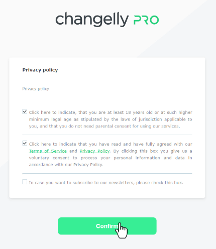 صرافی چنجلی (Changelly)  - آموزش و نحوه ثبت نام - چنجلی