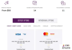 واریز به بروکر رویال