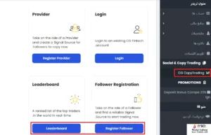 کپی تریدینگ CG FinTech