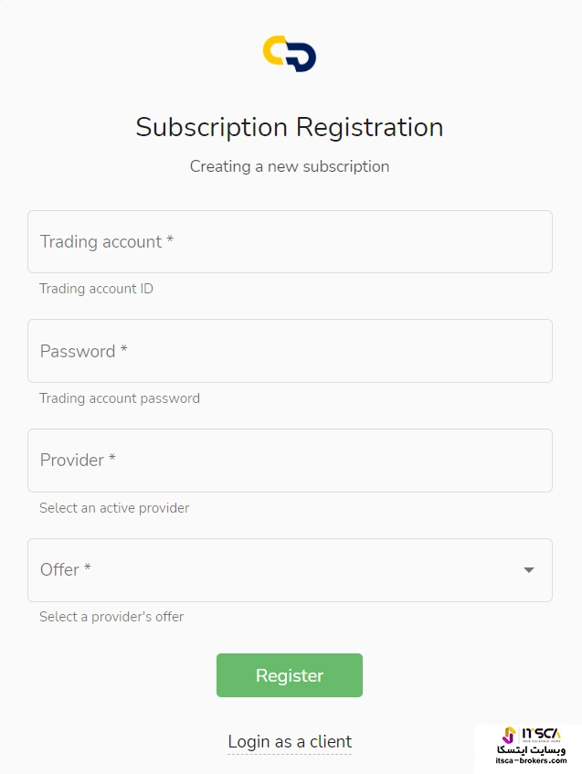 ثبت نام به عنوان فالور